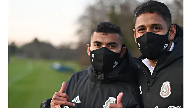 Luis Romo y Orbelín Pineda reportaron con el Tri.