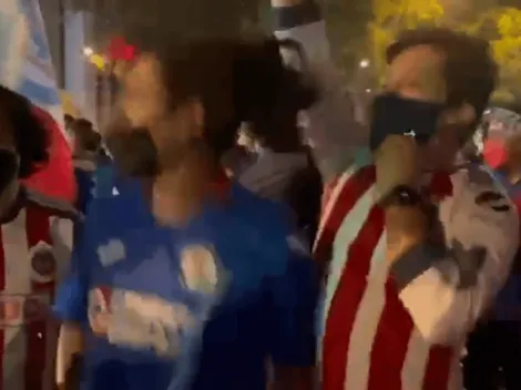 VIDEO: Hinchas de Chivas presentes en los festejos de Cruz Azul campeón