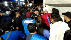 Problemas en la inmediaciones del Estadio Azteca (FOTO: ESPECIAL)
