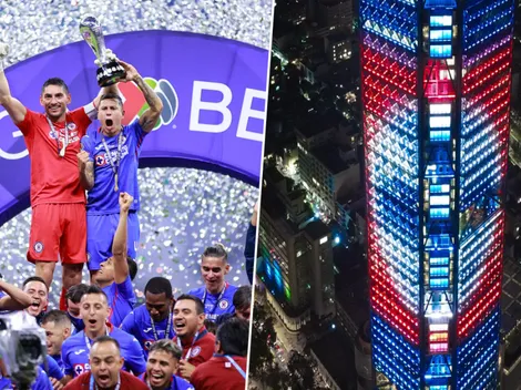 Con el toque de Cruz Azul: la asombrosa vista aérea de la Torre BBVA