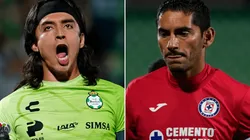 Carlos Acevedo y Chuy Corona, los porteros finalistas del Guardianes 2021. (JAM Media)