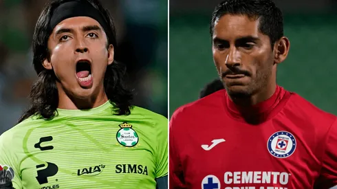 Carlos Acevedo y Chuy Corona, los porteros finalistas del Guardianes 2021. (JAM Media)