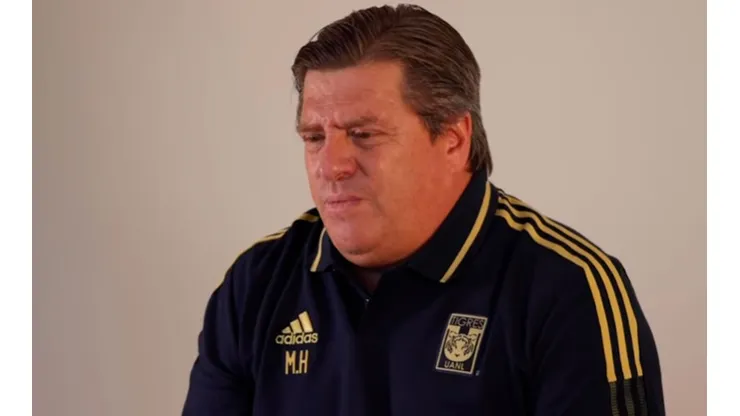 Miguel Herrera dio su primera conferencia de prensa como DT de Tigres. (Tigres YouTube)