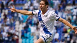 Santiago Ormeño, delantero de Puebla en el Guardianes 2021. Foto: Imago 7