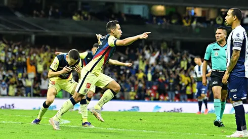Luis Fuentes marcó un golazo de volea para el 3-4 en el global