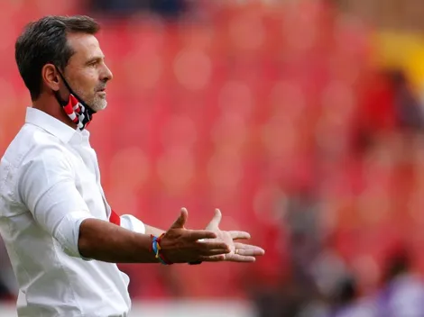 Diego Cocca, contento con la actuación del equipo tras la victoria ante Puebla