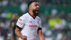 Alexis Canelo, campeón de goleo del Guard1anes 2021.