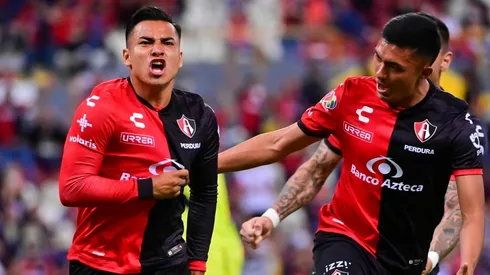 Jairo Torres celebra su gol ante Puebla.