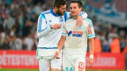 Gignac y Thauvin jugaron juntos en el Olympique de Marsella de 2013 a 2015. (@10apg)