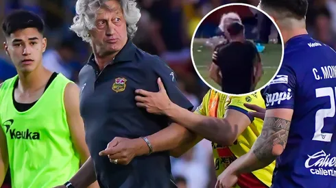 Scoponi tras la cachetada de Paco Ramírez.