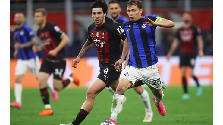 Milan vs Inter por Champions League 2023