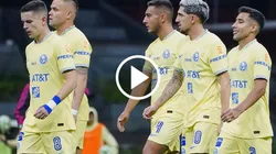 Fanáticos de América le envían un mensaje a los jugadores tras el primer tiempo.