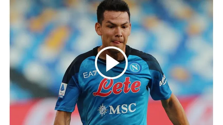 Chucky Lozano debe recuperarse de una lesión para volver a jugar en Napoli.