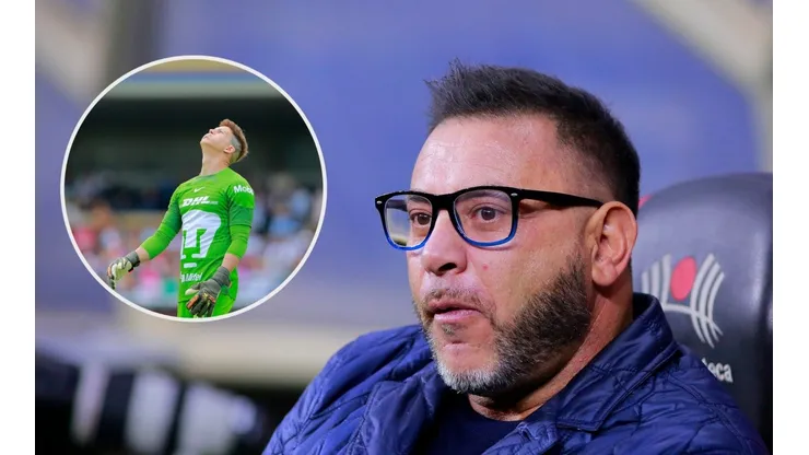 Antonio Mohamed tomó una decisión en la portería de Pumas
