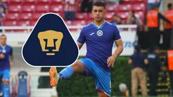 Erik Lira durante un calentamiento.