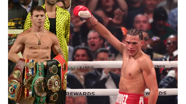 Benavidez lanza dardo a Canelo Álvarez.