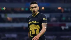 Eduardo Salvio ante el América.