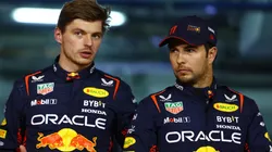 Max Verstappen y Sergio Pérez en Red Bull