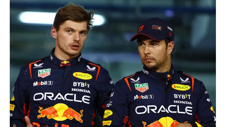 Max Verstappen y Sergio Pérez en Red Bull
