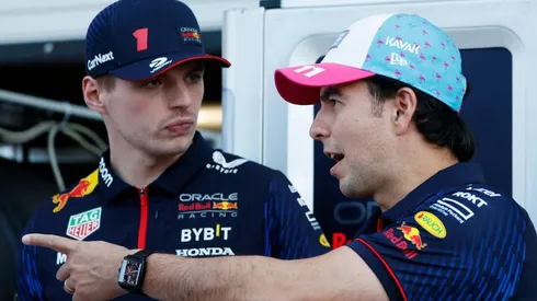 Recadito de Sergio Pérez para Max Verstappen.
