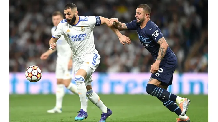 Real Madrid Manchester City Karim Benzema Kyle Walker