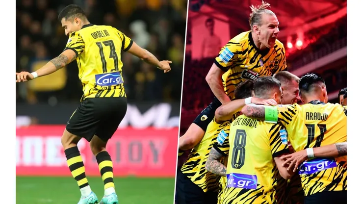 El Maguito volvió a ser determinante en el AEK Atenas
