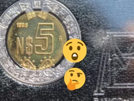 Las 3 monedas de 5 pesos por las que te darían una fortuna: ¿Cuáles son?