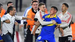 Bronca durante el River vs Boca.