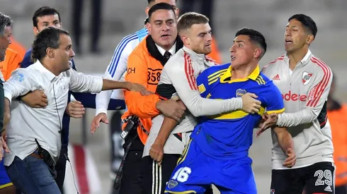 Bronca durante el River vs Boca.