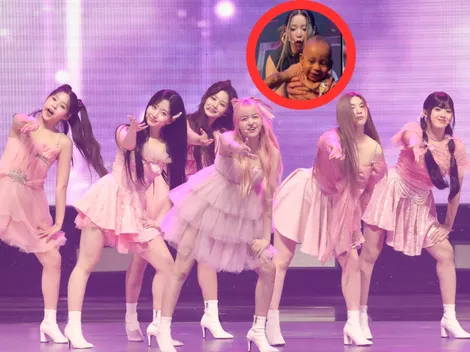 Lanzan BEBÉ al escenario en concierto del grupo de K-pop NMIXX | VIDEO