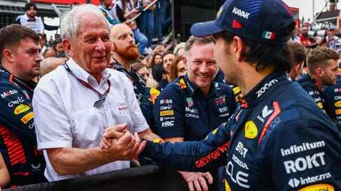 Helmut Marko, contundente sobre Checo Pérez tras ganar en Bakú
