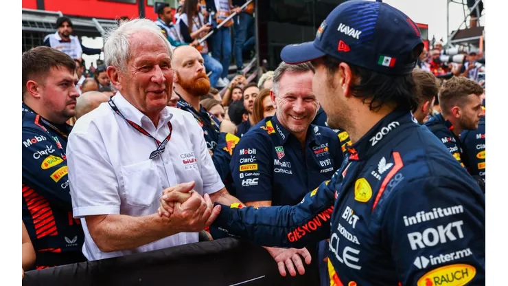 Helmut Marko, contundente sobre Checo Pérez tras ganar en Bakú