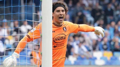 Guillermo Ochoa of US Salernitana during the Serie A football match between SSC Napoli and US Salernitana at Diego Arman