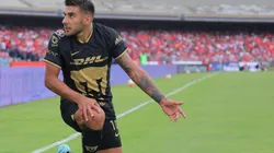 Eduardo Salvio ante Toluca en CU.