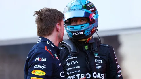 Verstappen y Russell discutieron tras la carrera sprint en Azerbaiyán.