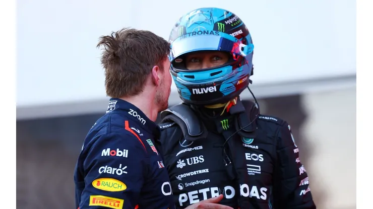 Verstappen y Russell discutieron tras la carrera sprint en Azerbaiyán.