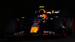 Sergio Pérez ganó la Sprint Race pero iniciará tercero el domingo.