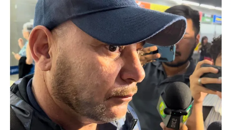 Mohamed a su llegada a Monterrey.