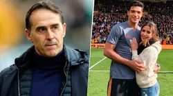 ¡Se armó! Lopetegui le contestó a la esposa de Raúl Jiménez