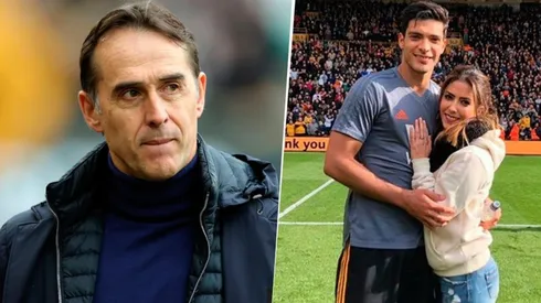 ¡Se armó! Lopetegui le contestó a la esposa de Raúl Jiménez