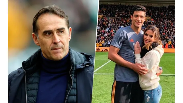 ¡Se armó! Lopetegui le contestó a la esposa de Raúl Jiménez