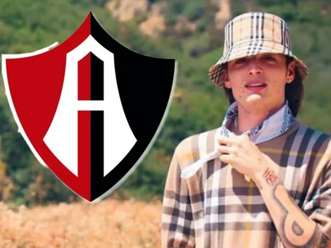 ¡Peso Pluma le va a Atlas en la Liga Mx!: Jugó en la cantera de Chivas, pero Doble P apoya al rival