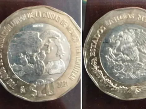La razón por la que esta moneda de 20 pesos se vende en 50 mil