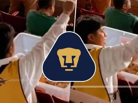 VIRAL: Vendedor deja de atender en el Azteca por entonar el HIMNO de Pumas