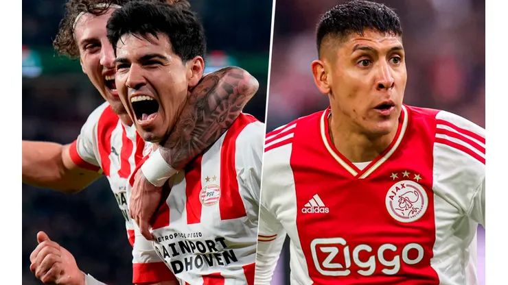 El PSV de Érick Gutiérrez chocará ante el Ajax de Edson Álvarez.