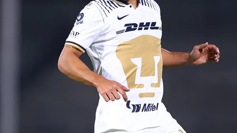 Adrián Aldrete durante un encuentro de Pumas en CU.