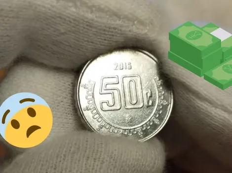 La razón por la que esta moneda de 50 centavos vale más de 20 mil pesos