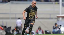 Alfonso Monroy durante un partido en CU.