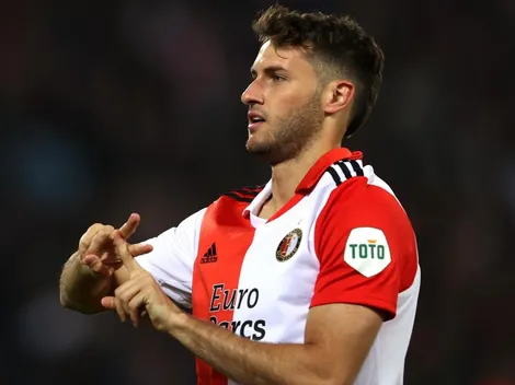 Arne Slot habló de las posibilidades de que Santiago Giménez se quede en el Feyenoord