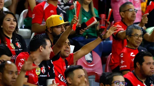 Afición del Atlas durante el partido de Concachampions.